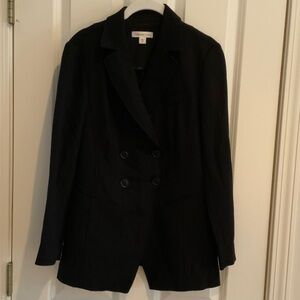 Coldwater Creek Size 8P Double-Breasted Black Blazer
No Smoking/ No Pets